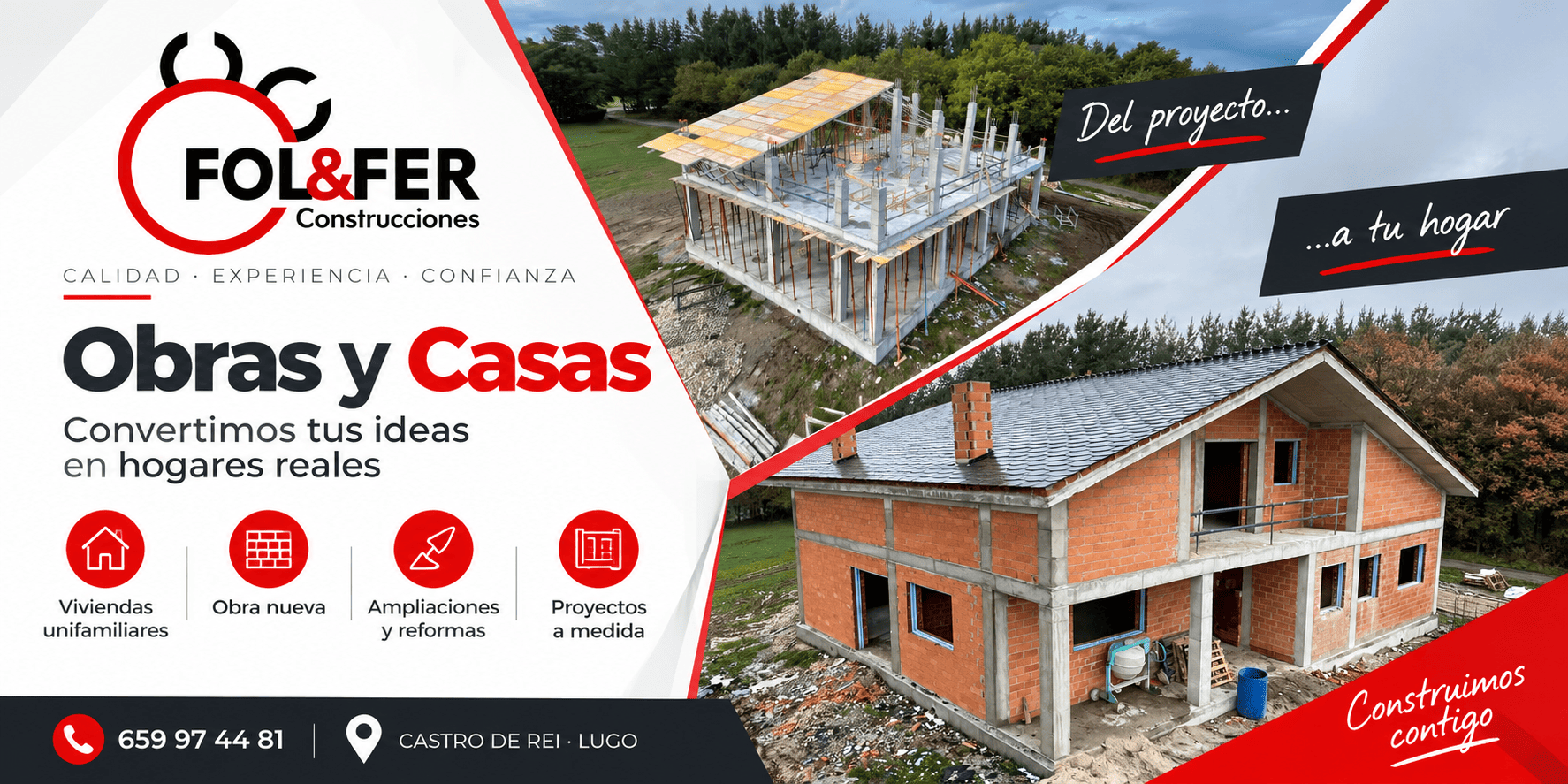 Banner obras y casas